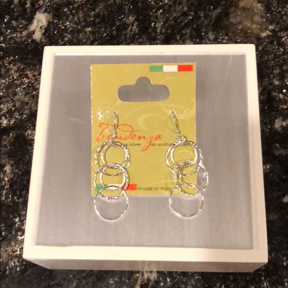 Disney NWT Sterling Silver Italian Earrings